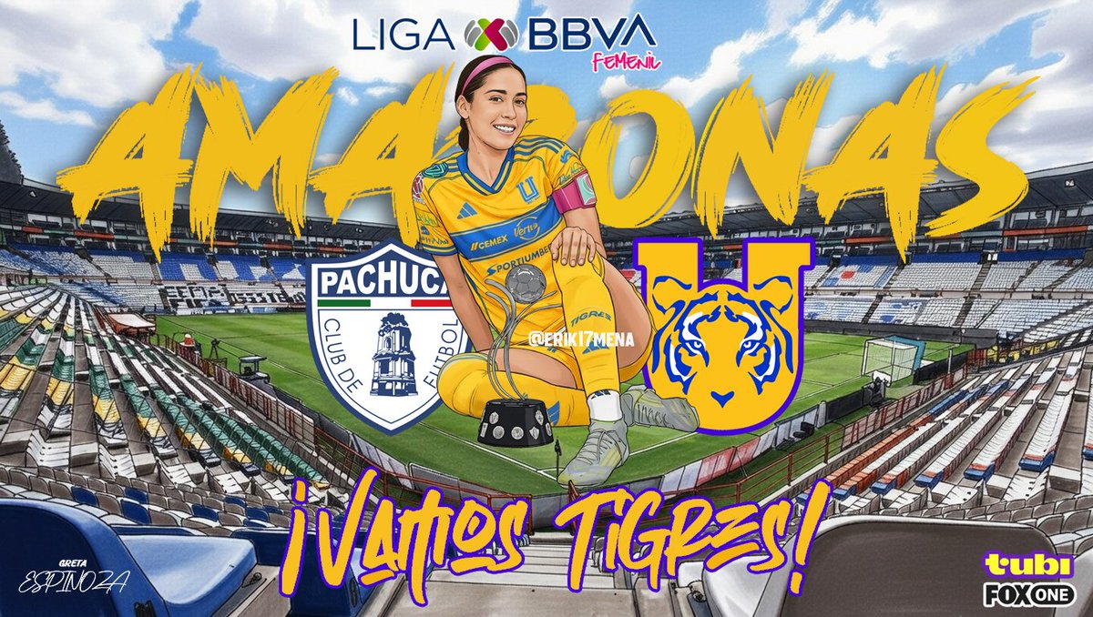 Mañana juegan las actuales y más campeonas de 🇲🇽 🤩🐯👊

CL26 / J06
⚽ Tuzas 🆚 <a href="/TigresFemenil/">Club Tigres Femenil 🐯</a> 
🏟️ Hidalgo
🕓 19:00 hrs
📺 Tubi &amp; FOX One

¡Vamos Amazonas! Por los 3 pts
 <a href="/DinastiaTigre/">Dinastía Tigre</a>