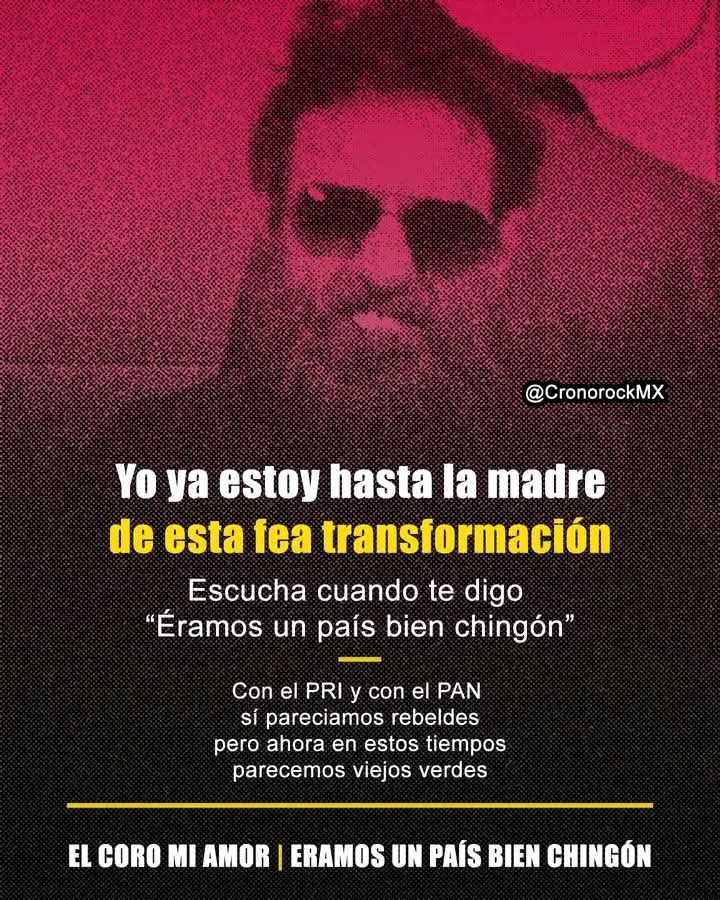 No fue tanto, pienso, reclamo por propiedad intelectual de los ridículos <a href="/MolotovBanda/">Molotov</a>, sino porque la rola de <a href="/MamutOperacion/">Operación Mamut</a> les ardió en lo más profundo de su hipocresía facha.

#TodosSomosOperacionMamut
#TodosSomosFernandoRiveraCalderon
