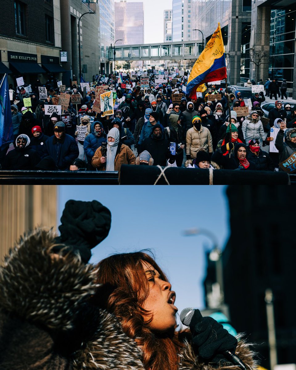 The people of the Twin Cities made history for a second week in a row. We will continue organizing and shutting it down until ICE is out of Minnesota and out of everywhere!

We have shown that the general strike is the only path to defeating the Trump administration. It’s time to