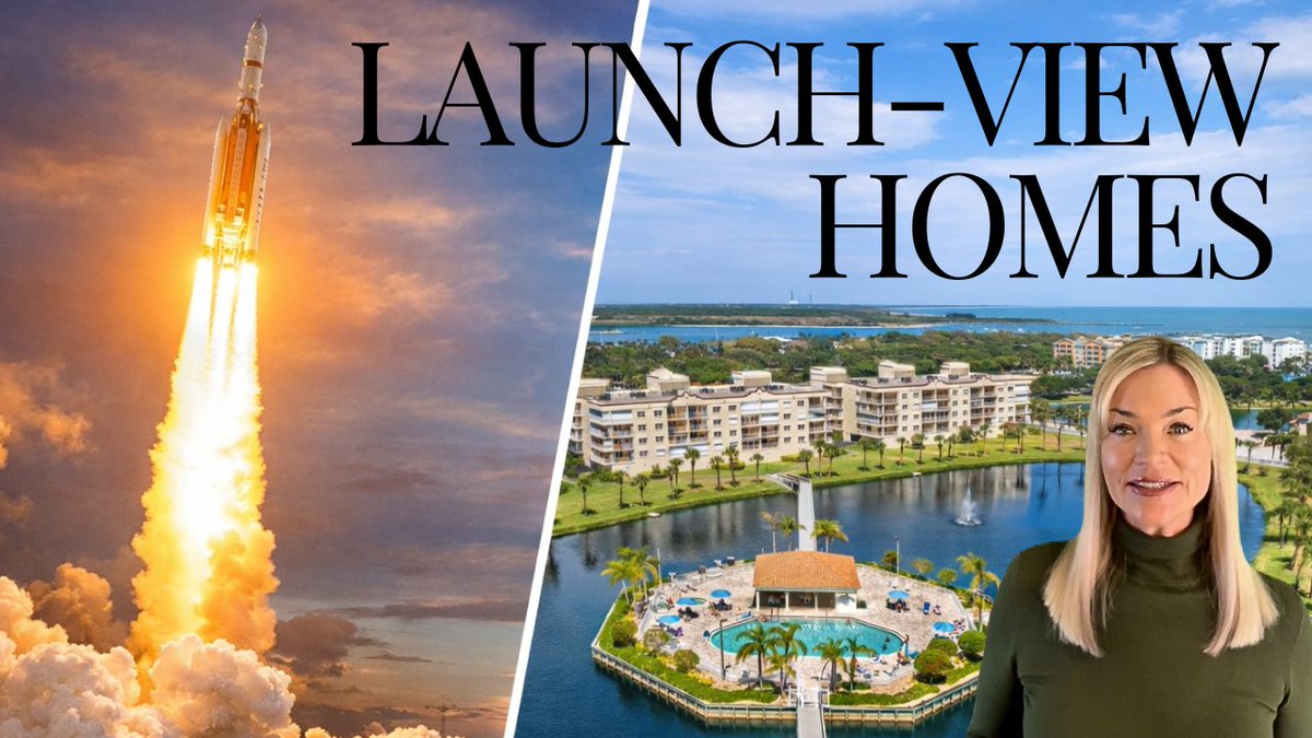 CocoaBeachDeals's tweet photo. Artemis II Launch &amp; Launch-View Waterfront Homes | Cocoa Beach &amp; Cape Ca... https://t.co/JneoQWA8Ll via @YouTube https://t.co/L38MwPNYNg