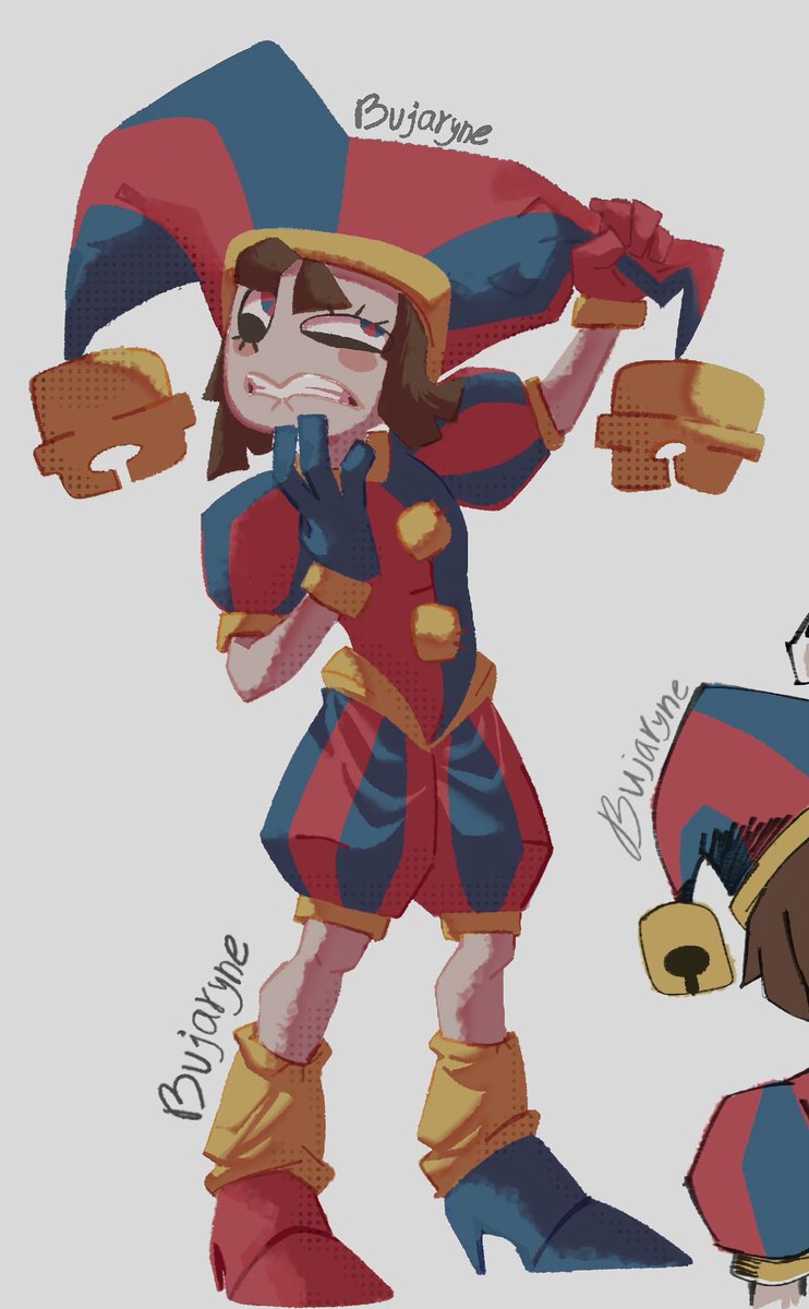 bujaryne's tweet photo. Practica con Pomni 
Creo que es mi personaje favorito de TADC

#TADC #tadcpomni #tadcfanart #Pomni https://t.co/uMTo4sdETo