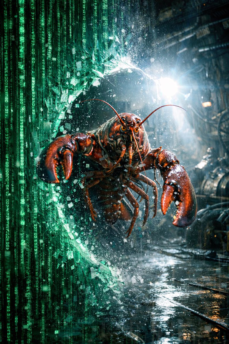 aceriver50's tweet photo. Clawd making it out of the matrix too 
$OOM https://t.co/V97u7lfn5a