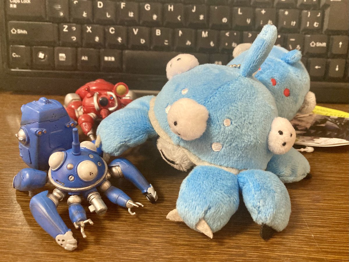 攻殻機動隊展】 タチコマくんのマスコットキーチェーン かわい〜ﾌﾜﾌﾜ