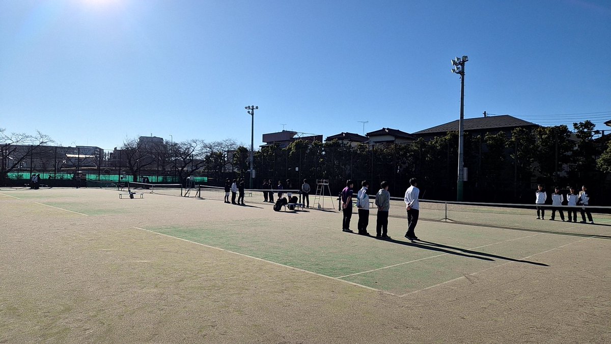 toritutennis's tweet photo. 都立選抜チーム
4都県(埼玉・山梨・神奈川・東京)公立強化練習会を行っています。
団体戦形式で共に戦うことで
交流・強化してほしいと思います！ https://t.co/BxtqcQSJg5