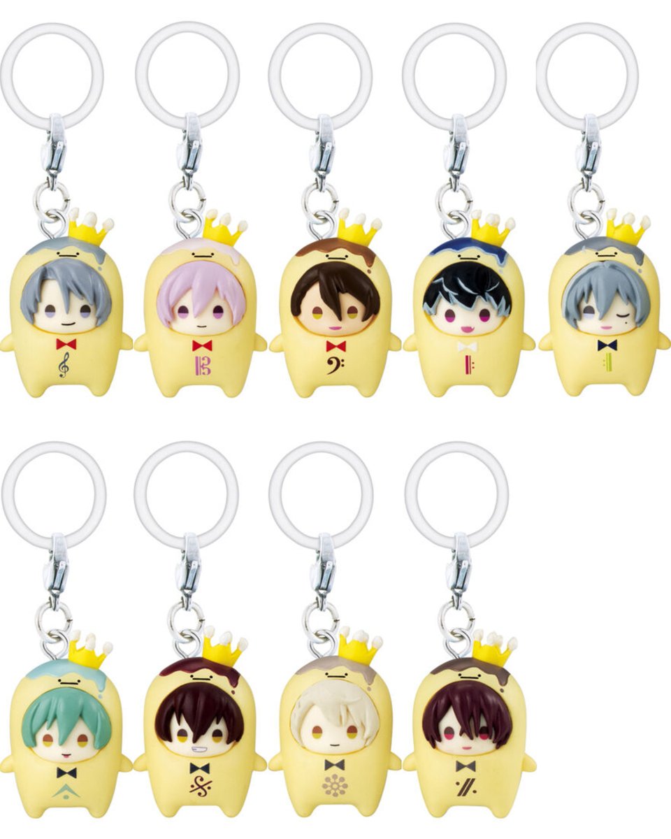 iD7_goods_01's tweet image. 【グッズ情報】

『アイドリッシュセブン』めじるしアクセサリー～王様プリンと一緒～vol.2が、2月中旬発売予定！

第2弾はTRIGGER、Re:vale、ŹOOĻの3グループがラインナップ！

詳細はコチラ▼
bandai.co.jp/catalog/item.p…