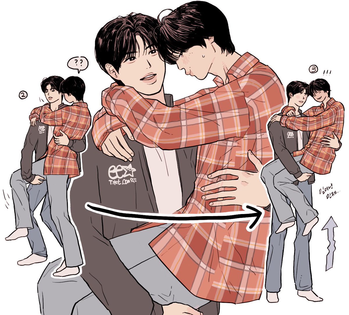 젬킷
굽혔던 다리를 펴면