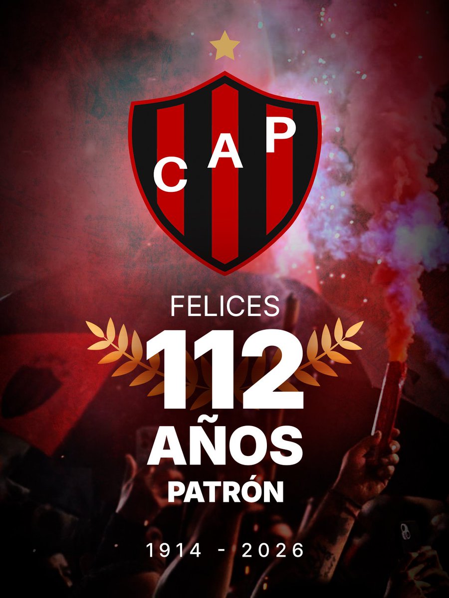 ¡𝗙𝗲𝗹𝗶𝗰𝗲𝘀 𝟭𝟭𝟮 𝗮𝗻̃𝗼𝘀, 𝗥𝗼𝗷𝗶𝗻𝗲𝗴𝗿𝗼𝘀! ⭐️

Sigamos entre todos haciendo aún más grande nuestra historia

#VamosPatrón, hoy y siempre 🔴⚫️💪🏾