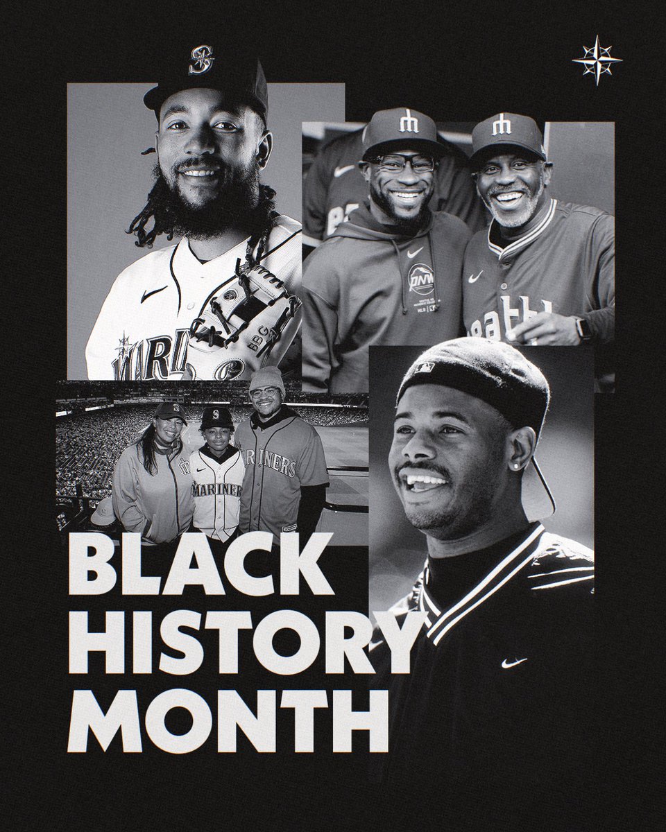 Mariners's tweet image. We’re proud to honor the legacy, excellence and impact Black communities have made on our organization, region and sport. #BHM