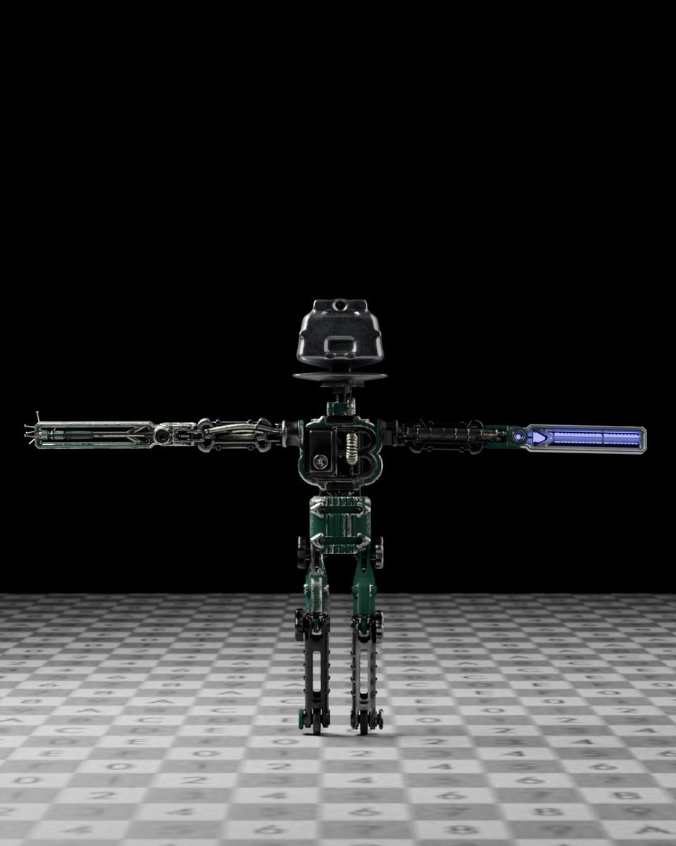 Crypticvisuals1's tweet image. Meet INI
Our main character modelled in blender and textured in substance painter