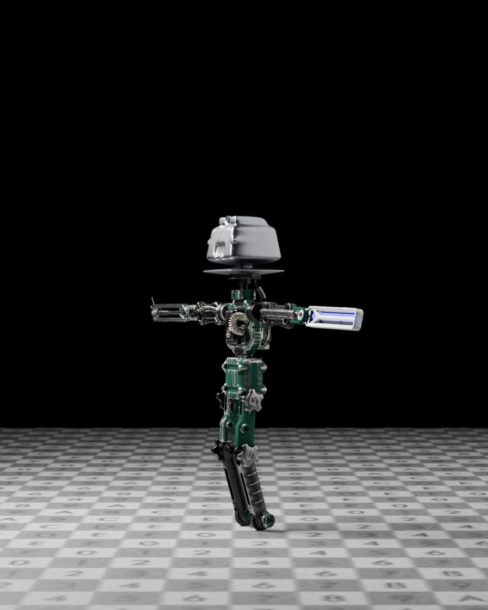 Crypticvisuals1's tweet image. Meet INI
Our main character modelled in blender and textured in substance painter