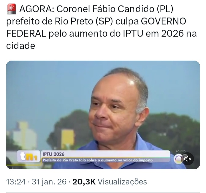 LigianePestana's tweet image. Gente, eu fiquei impressionada com o mau-caratismo desse sujeito. Como o bolsonarismo é sujo, é nojento! Esse imbecil sabe que é o ÚNICO responsável pela instituição, cobrança e administração do IPTU e age com má índole para enganar as pessoas. Impressionante!!!