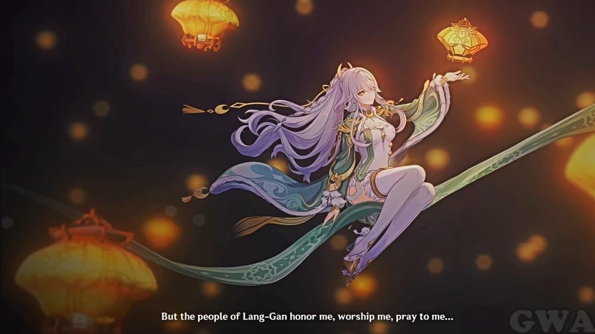 I just realized that the tradition of Xiao Lanterns might have literally started with her... SHE'S THE ONE WHO ANSWERS THEIR WISHES
SHE'S THE REASON LANTERN RITE EXISTS