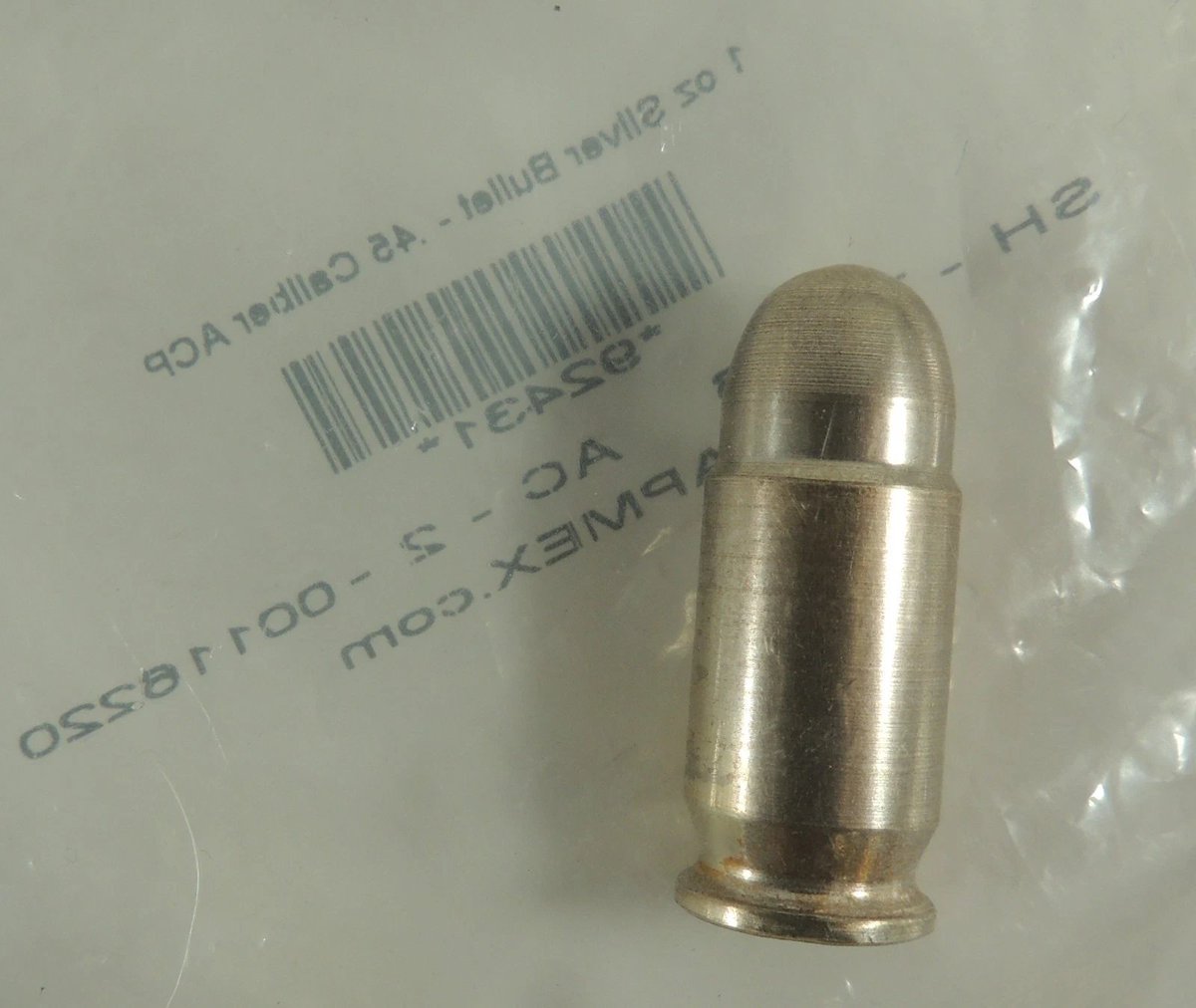 crazzypickers's tweet photo. https://t.co/F3eJXhZKkQ APMEX 1 oz Silver Bullet .45 Caliber ACP #collectibles #Silver #silverbullet #Apmex https://t.co/2NIKE3H0Zm