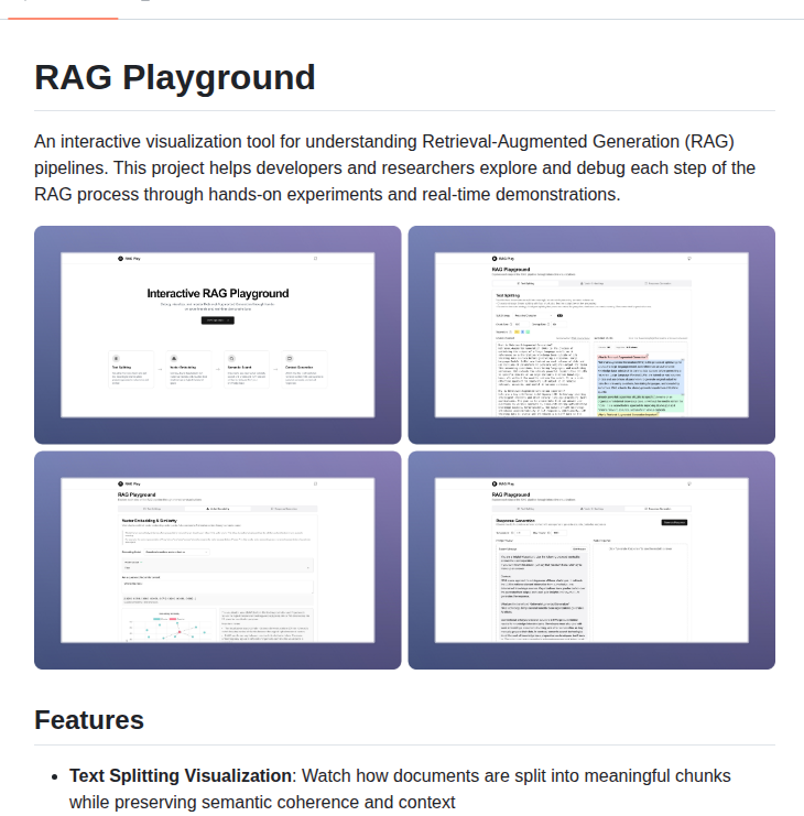 tom_doerr's tweet image. Visualizes RAG pipeline steps in real-time

github.com/Kain-90/RAG-Pl…