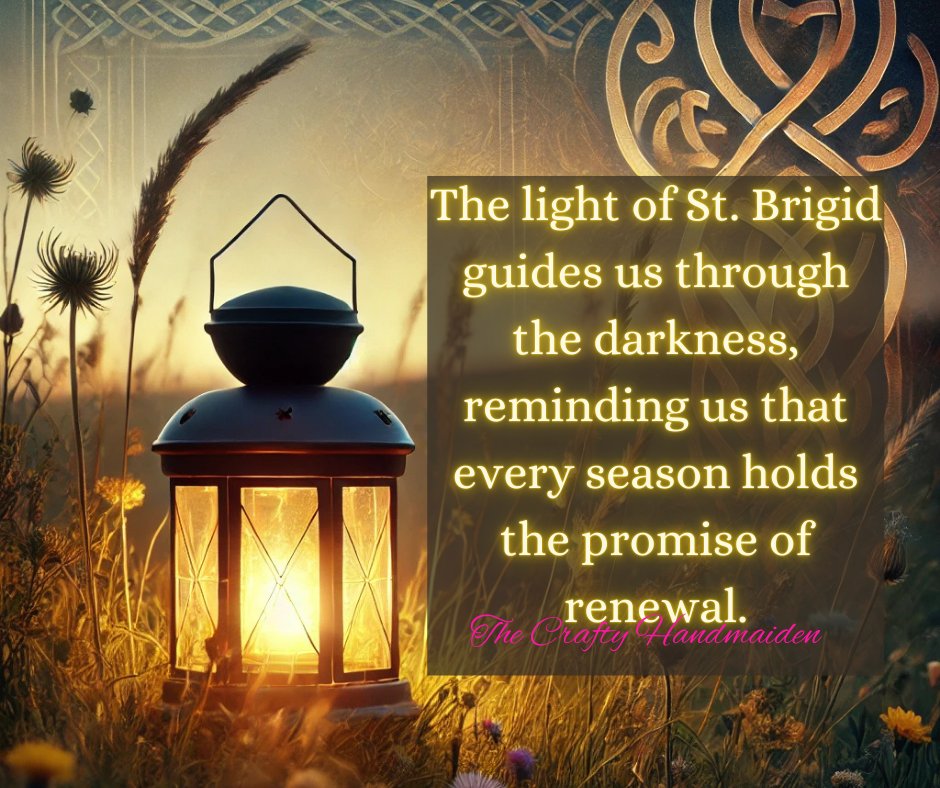 mena_callaghan's tweet photo. St. Brigid of Ireland & Imbolc: Welcoming the Season of Renewal. You can read it here: https://t.co/GacmgSoiFf
Come join in the warmth and light of this special day, may Brigid's blessings fill your home with hope and renewal.🌱
#Imbolc #saintBridget #Ireland #BrigidsCross https://t.co/S8K7kbnKFh