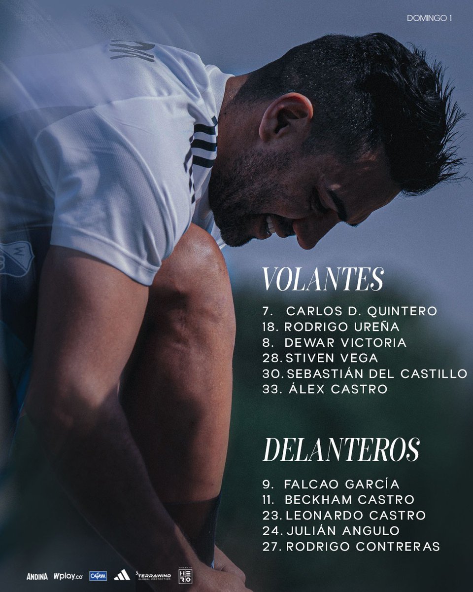 ¡Mañana nos vemos en El Campín! 🏟️Ⓜ️⚽

▶️ Los elegidos para el duelo frente a el DIM en nuestra casa.