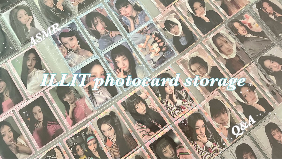 iroiroroom's tweet photo. 【Q&amp;A】ILLITトレカを6ポケバインダーにお引越し🧁⋆˙｜illit｜아일릿｜トレカ整理｜トレカ収納｜photocard sorting｜A... https://t.co/SRKdvGzqT6 @YouTubeより https://t.co/A64bdFcLy5
