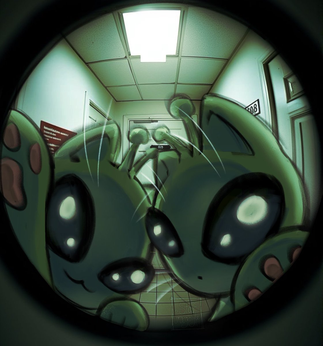 StarGargoyle's tweet image. I have so many wips but I’m having so much fun drawing these guys 🥲
#glorp #aliencat