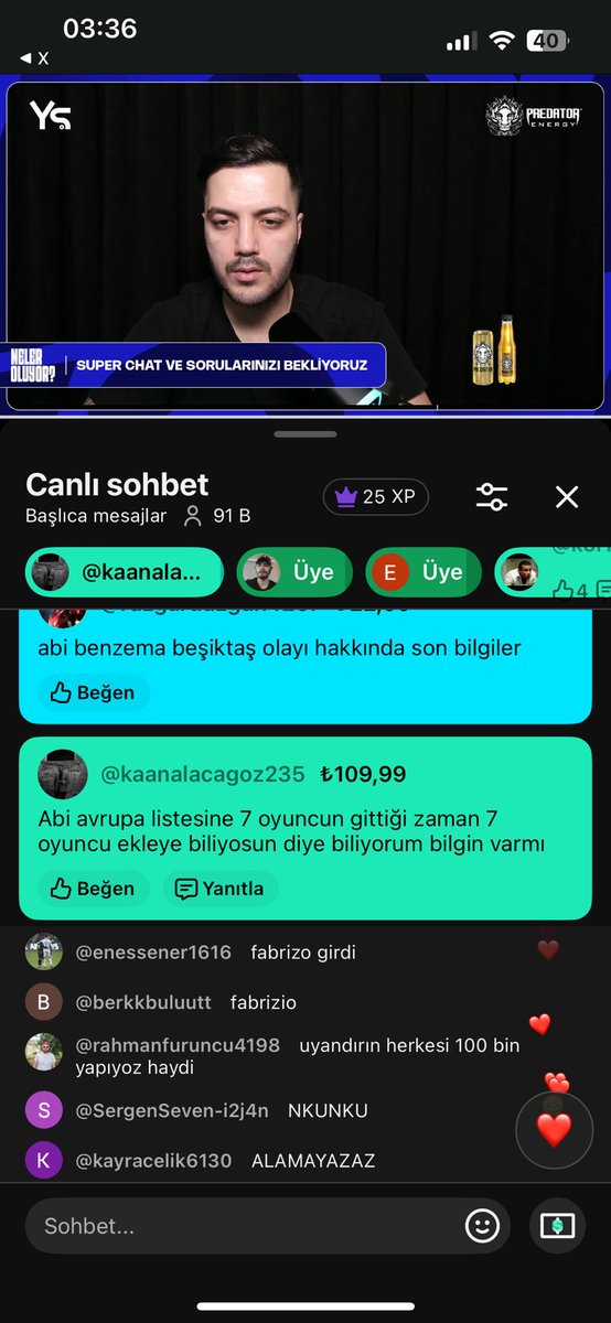 schizoeren's tweet photo. #LookmanıGetirŞampiyonOl
90 BİN MANYAK GECENİN SAAT 3:30’u GEÇTİĞİ VAKİTTE OTURDUK LOOKMAN KANTE BEKLİYORUZ BİZ FENERBAHÇELİLER HARBİ İYİ DEĞİLİZ https://t.co/PSiNPicV79