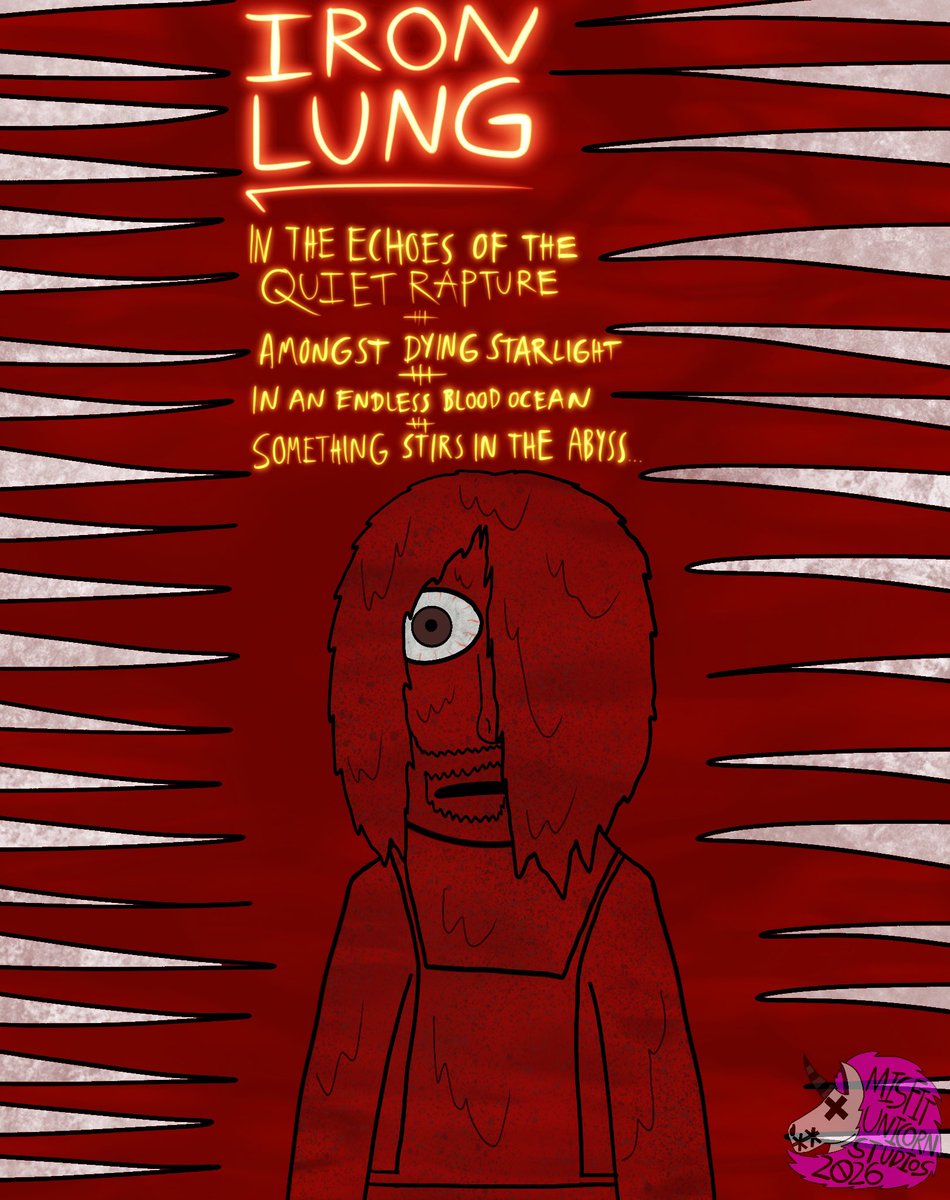 LexHallows's tweet photo. I was able to catch @markiplier 's #IronLungMovie today and I loved it! It's filled with a claustrophobic cosmic dread that doesn't let up. I highly recommend it! Discover what secrets lie in an ocean of blood amidst the dying starlight of the Quiet Rapture. 🚀✨ https://t.co/qnKQXyG5f2