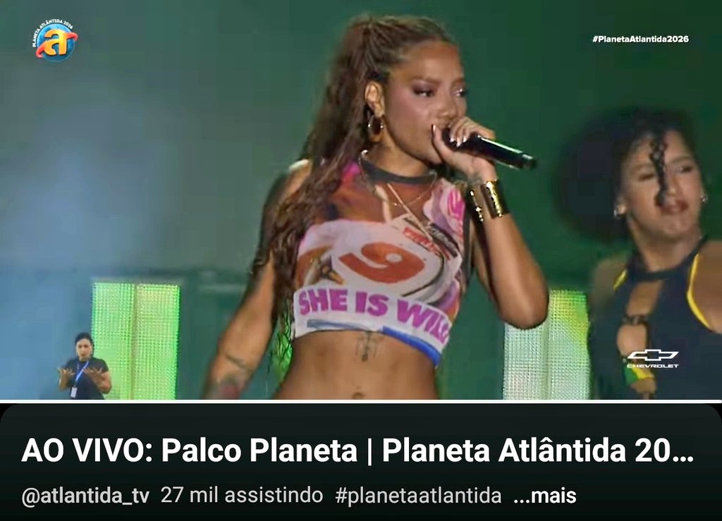 AVISA QUEEN É QUEEN! 👑 

Temos exatamente 27 mil pessoas assistindo Ludmilla (<a href="/Ludmilla/">LUDMILLA</a> ), no palco do Planeta Atlântida (<a href="/planetatlantida/">Planeta Atlântida</a>), até o momento. 🔥