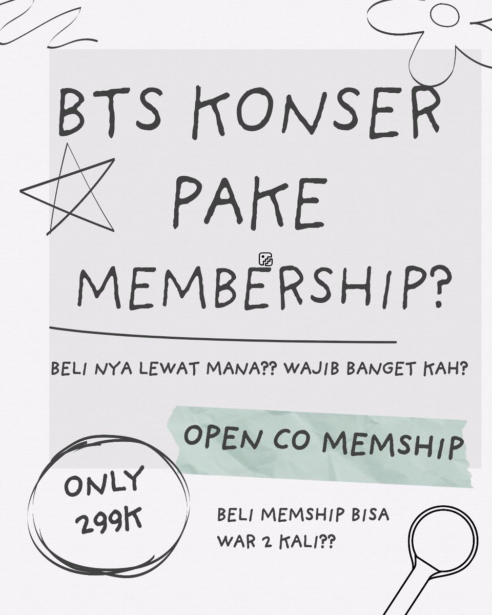 koimiligayaa's tweet photo. 299K tapi rasanya kayak invest masa depan 😌
BTS Membership =
✔️ Benefit seabrek
✔️ Akses eksklusif
✔️ Bisa ikut war tiket konser 2x

ARMY sejati pasti paham ini worth it atau nggak 💜
DM kalau mau checkout ✨
#ARMY #BTSMembership #memshipkonser #BTS_WORLDTOUR 
@Jiloveid https://t.co/yaRKArM96r