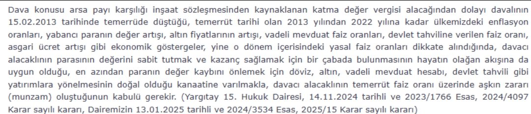Yargıtay 6. Hukuk Dairesinin munzam zararda SOYUT ispat kuralını kabul eden GÜNCEL kararı 

2025/544 E. 
2025/3055 K.