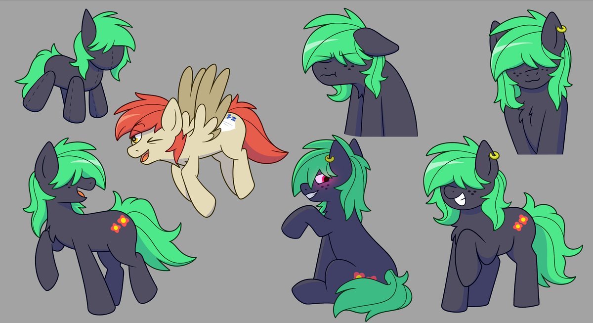 New Pony OC Flower Hop :3
Hope y'all like her