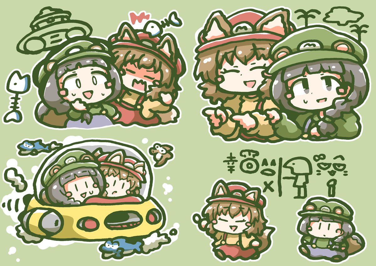 hanareyakuroha's tweet image. #今月描いた絵を晒そう
1月はゆっくり...と思ったらなんかあっという間。寄稿の漫画が計20ページ＋イラスト2枚の作業もあったので結果的にはあせあせ、漫画考えるの大変🧠