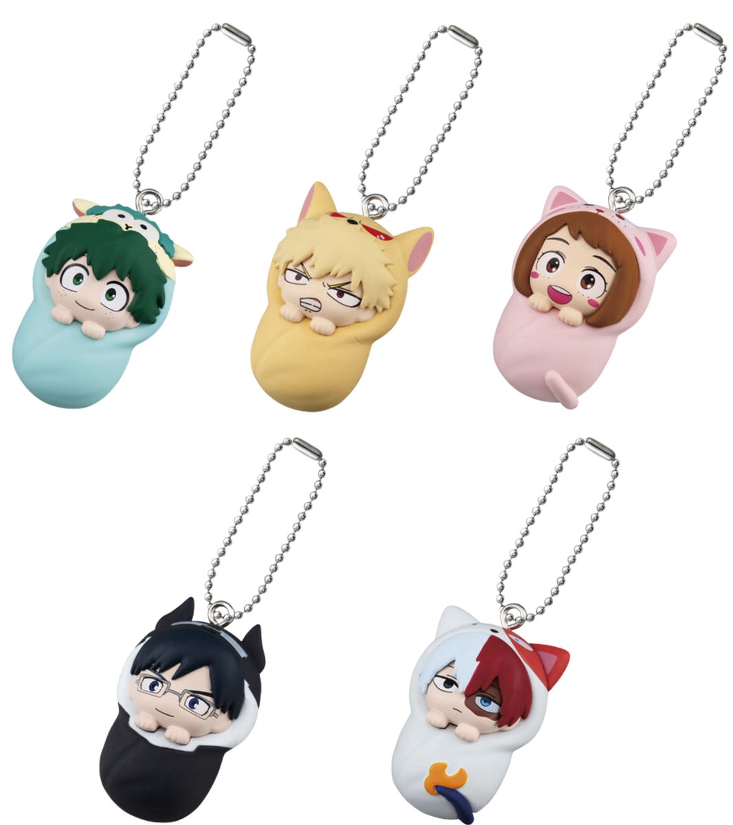 僕のヒーローアカデミア おくるみますこっとチャーム 2月中旬より順次