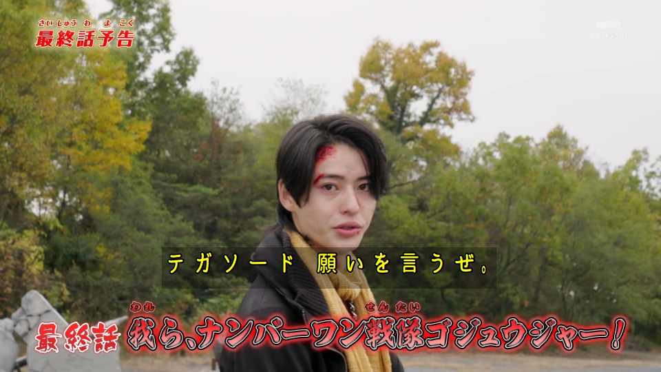 来週でゴジュウジャーも終わりだ #nitiasa #ゴジュウジャー 