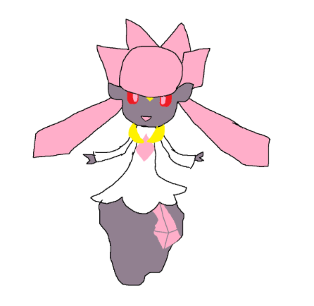 ItsRealAka_'s tweet photo. Diancie drawn by me #FULLOFJOY https://t.co/eMrVfn3WNK