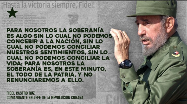 MartiCastro1159's tweet photo. "¡Que la verdad prevalezca por encima de la mezquindad y las mentiras con que el imperialismo engaña y confunde a los pueblos!". #Fidel (Reflexión "Los peligros que nos amenazan")
Escoje, 3n3migo de siempre!! 👇
#CubaEstáFirme 💪
#CubaVencerá  💪
#Cuba 🇨🇺 #IslaRebelde
❤️💪🇨🇺💯‼️ https://t.co/YDlvVQbHPv