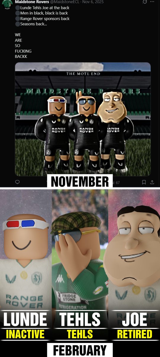 Maidstone Rovers tweet media