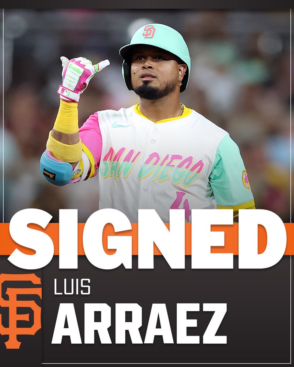 Luis Arraez and the Giants are reportedly in agreement on a one-year contract.