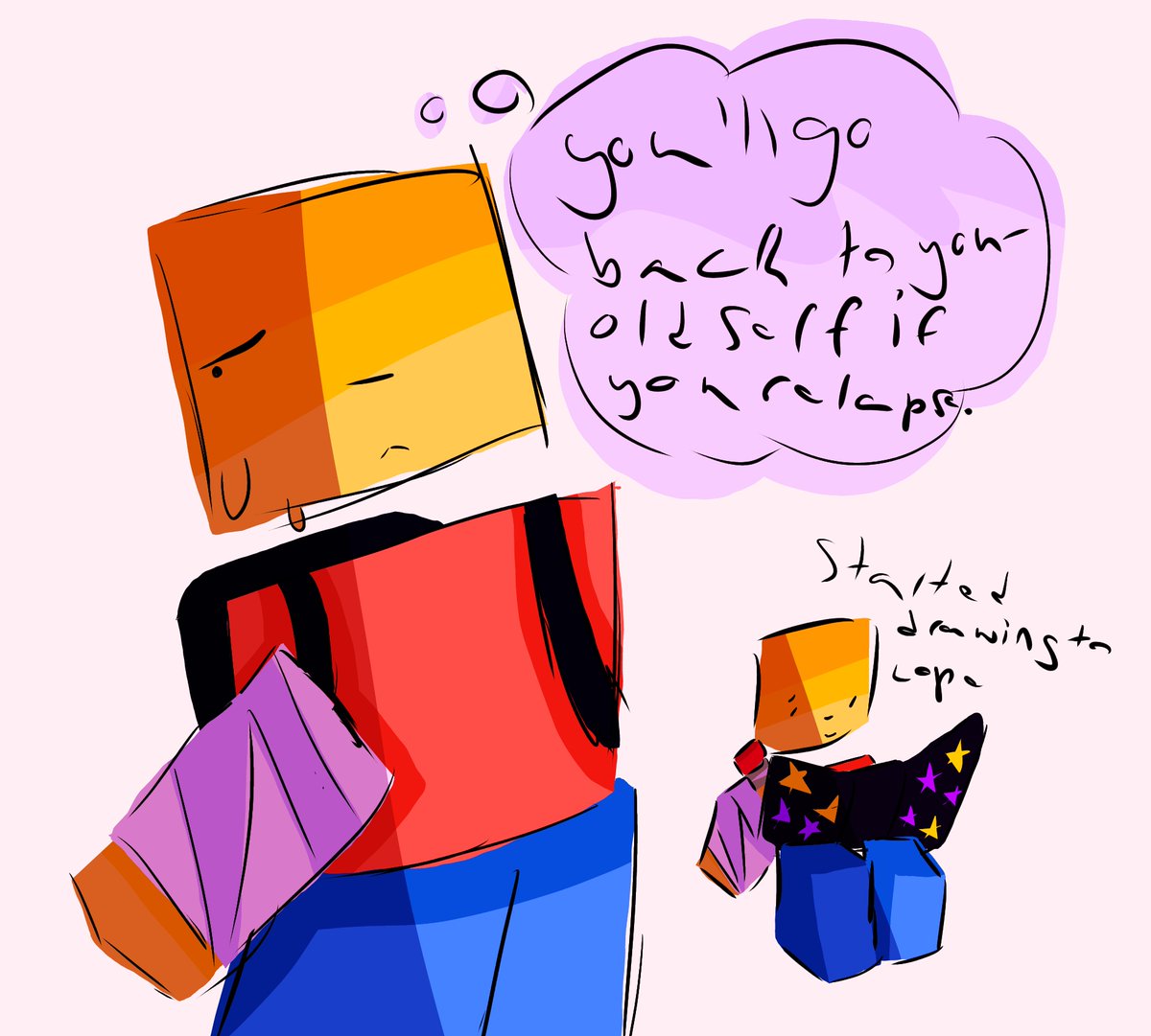 Ih4db4tt3ryac1d's tweet image. in case i end up not doing so good again, i'll have these two doodles and a song tht i like to listen to alot so at least cheer me up and feel hopeful for tmr and the future ^_^ #drawnout #paulsjourney