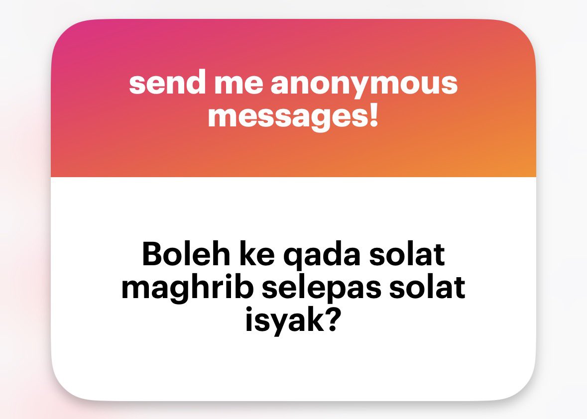 mnasrullah00's tweet photo. Qada solat dianjurkan untuk lakukan segera yang mampu, tidak terikat dengan waktu tertentu.

Bahkan pada waktu yang dilarang solat pun dibenarkan seperti selepas waktu Asar. Bila tertinggal, sebaiknya lakukan segera yang mampu.

Jadi, boleh qada solat Maghrib selepas solat Isyak, tiada masalah.

Wallahua’lam