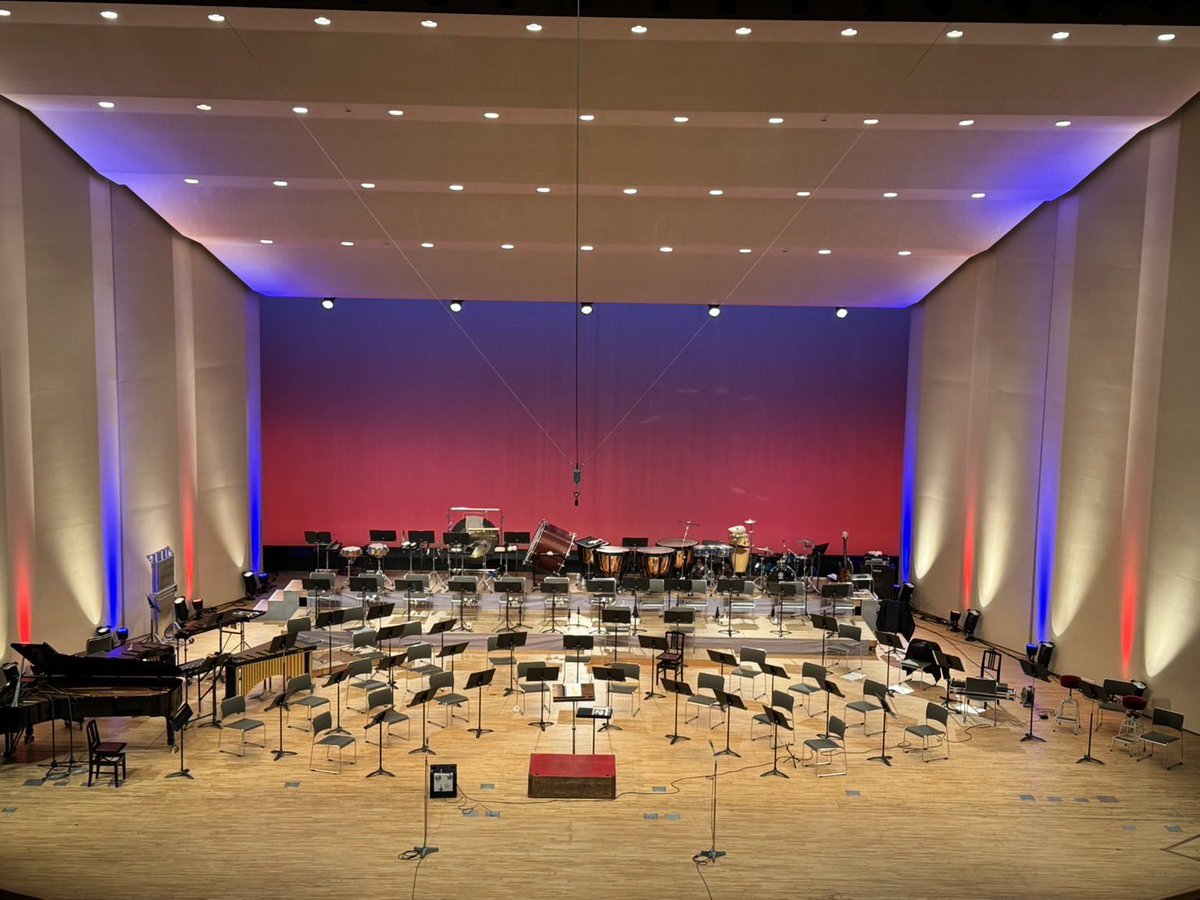 \ 第77回バレンタインコンサート当日です！/

天気にも恵まれました☀️聴いていただく皆様にとって良い１日となるよう、心を込めて演奏します。

YouTube配信もしておりますので、そちらでもお楽しみいただけます🎶