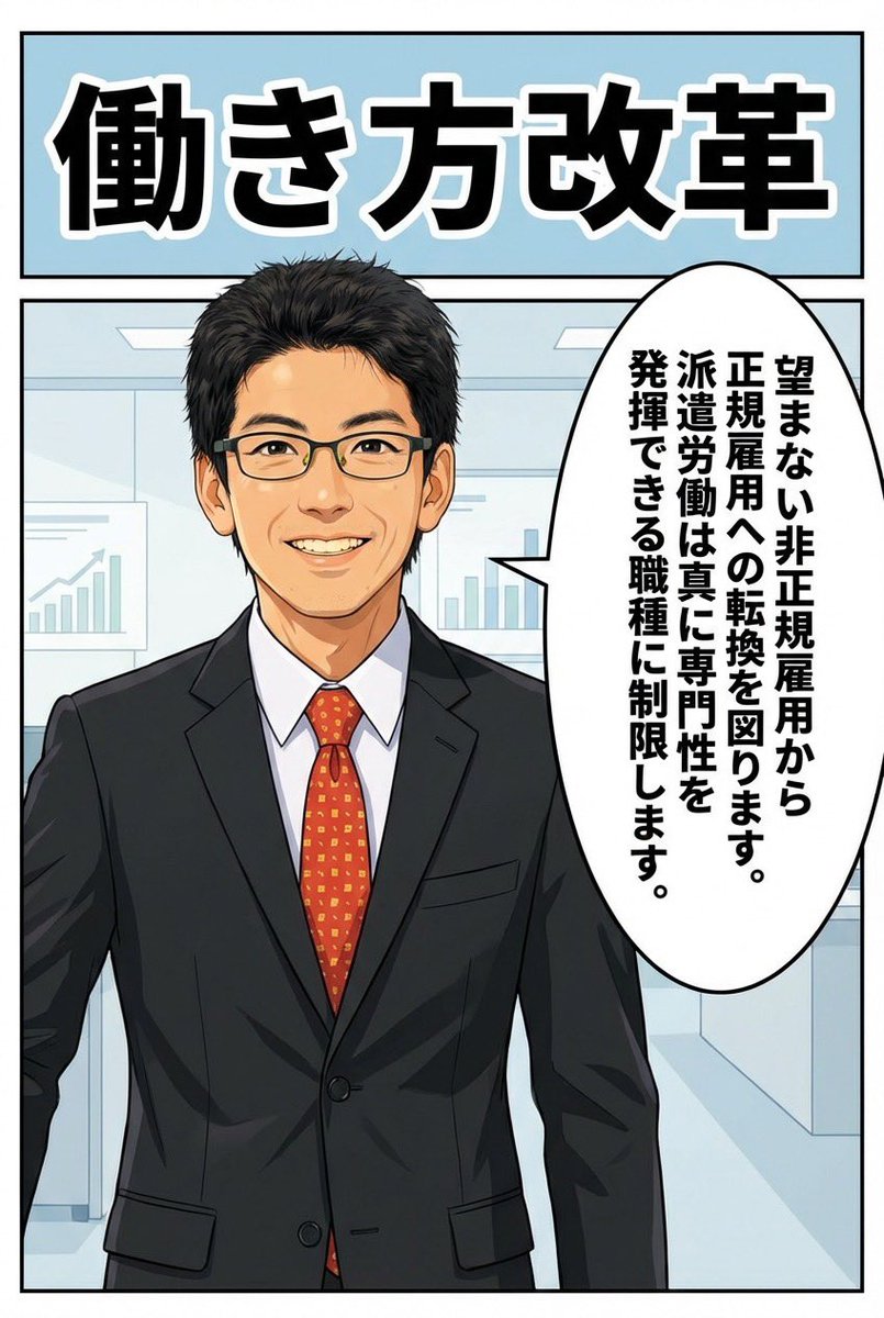 働く人を大切にする働き方改革を！ 望まない非正規雇用から正規雇用へ