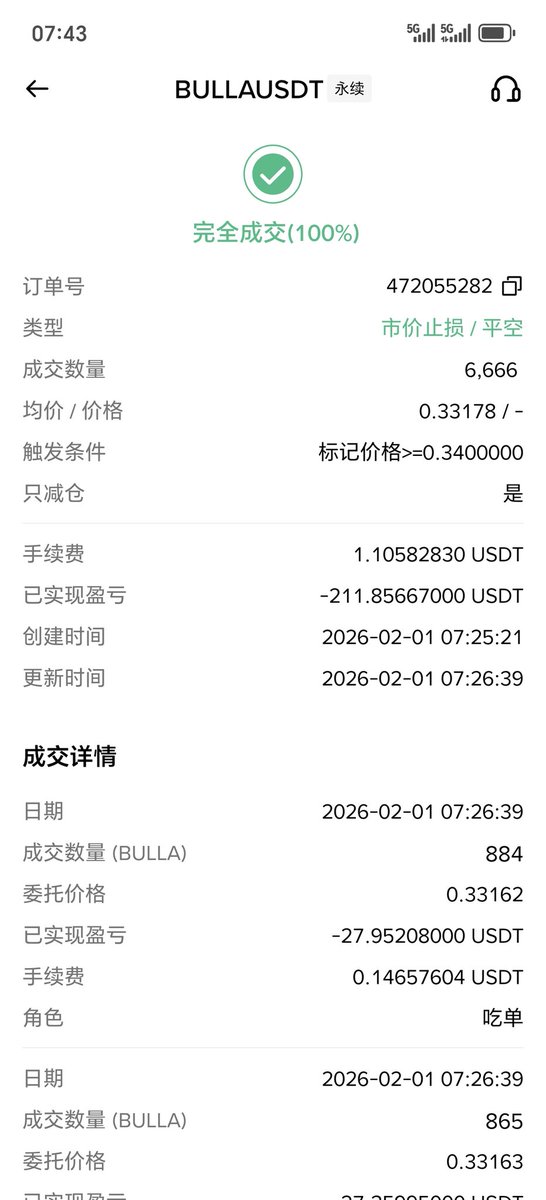 ea_dope's tweet image. 止损0.34  怎么直接给我平掉了！
@cz_binance @heyibinance @binance