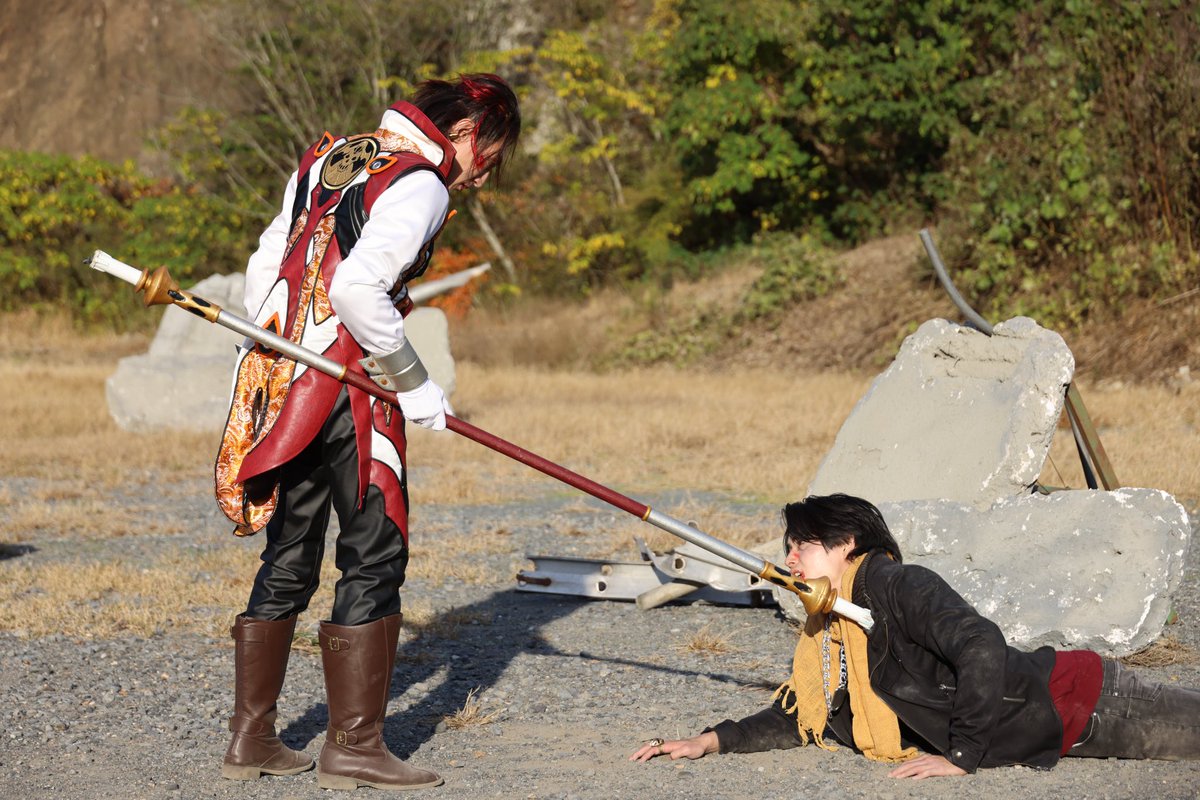 Gozyu_toei's tweet image. 来週はついに！
#ナンバーワン戦隊ゴジュウジャー 最終話

『我ら、ナンバーワン戦隊ゴジュウジャー！』☝️💍

皆を失い、指輪争奪戦の勝者となった吠。
絶望の中、最後の敵ファイヤキャンドルは
「俺と永遠に戦え」と襲い来る。

何のために戦うのか？
戦いの先に何があるのか？