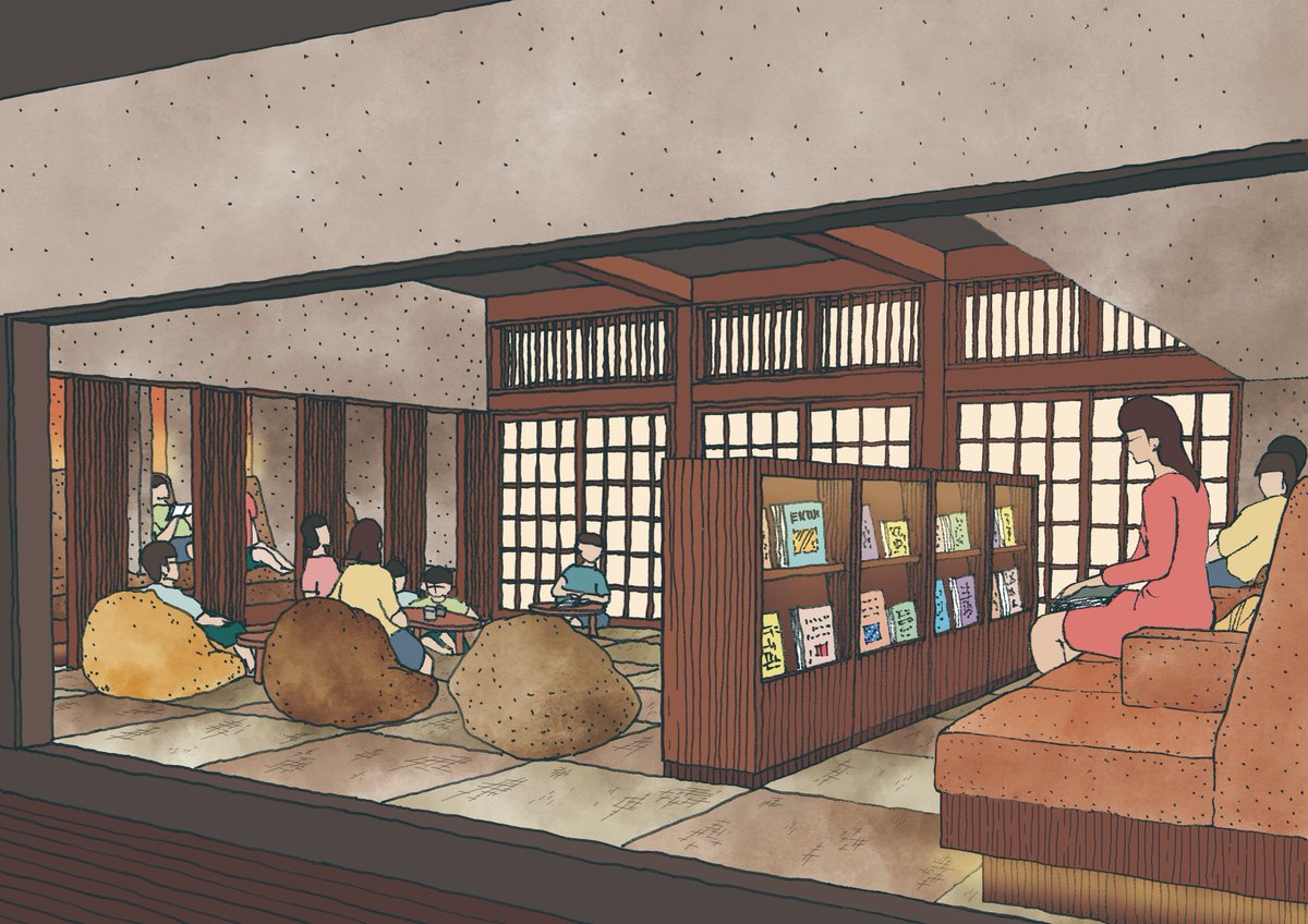oomorino_yu's tweet photo. 大森の湯はサウナだけじゃない。
お風呂あがりは「湯がりラウンジ」で
漫画を読んだり、うたたねしたり
マッサージチェアでくつろいだり…
ゆっくりのんびりお過ごしいただける
そんな空間に仕上がる予定です♨ https://t.co/jJzNt9IU9J
