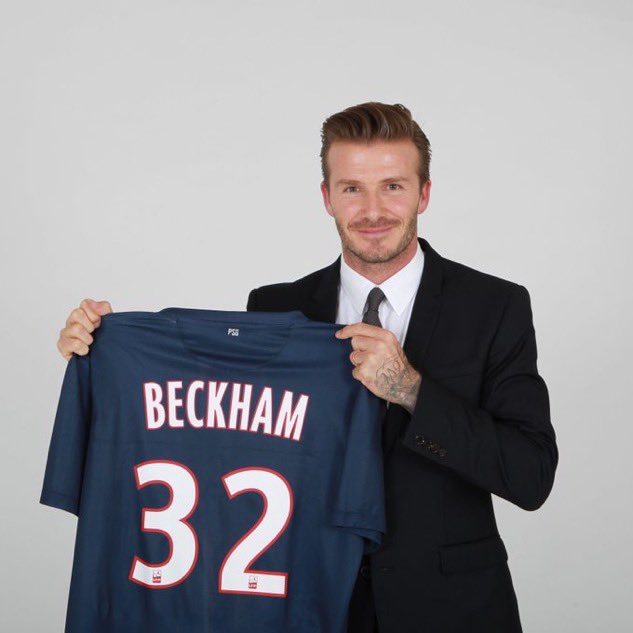 13年前の昨日はデイヴィッド・ベッカムがパリ・サンジェルマンに加入