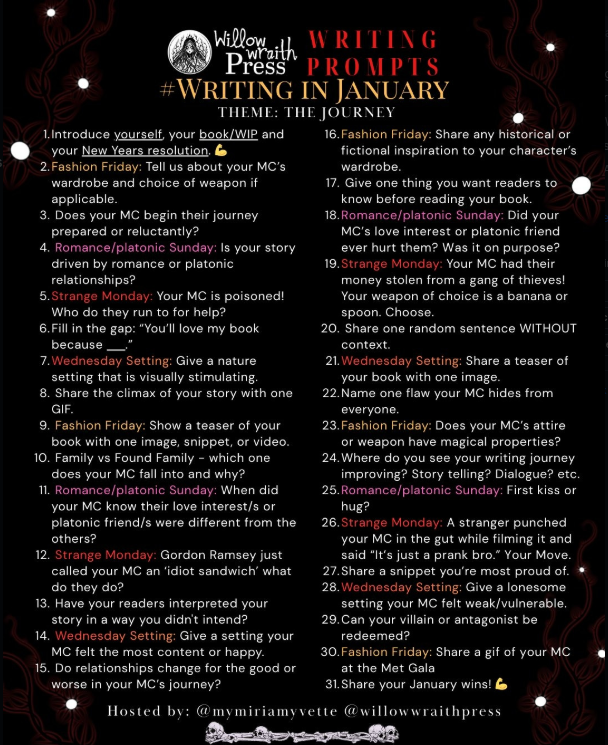 MidnightRose838's tweet photo. #WritingInJanuary Finding this prompt, even if over half way through the month, is a win for me.😊
Thank you @mymiriamyvette
I love how so many of these questions are asked, & super appreciate the acceptance of platonic friendship being deep & central. https://t.co/DZxFMnRDzj