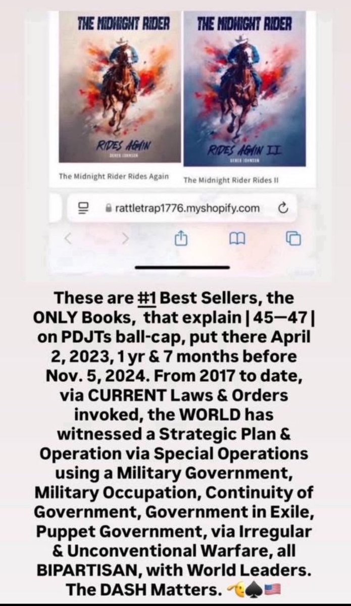 rattletrap1776's tweet photo. Part One: 

The ultimate chess match ever 😆 The absolute best Bait n’ Switch ♟️ 

It’s AMPING up by DESIGN, Strategy, and Laws invoked. 

PDJT didn’t become the threat in January 2025… when ALL of this Epstein 🗑️ hit low IQ drama fed weaklings.

PDJT became the threat June 16, 2015. 

THAT threat became a Promise, November 8, 2016.

THAT Promise became a LAWFUL lethal weapon to the SWAMP, January 20, 2017.

Epstein was alive 3 years into PDJTs first term… 

IF anyone had leverage on PDJT it was him. 

If anyone could get publicity quick, it was him.

3 Obama and Clinton appointed Judges blocked the 2005—2007 Sealed Grand Jury Material in July and August 2025.

For those who thought the Puppet Government of “Biden” was legit and real… 

Again, apply the timeline threat of PDJT destroying their “democracy”… 

Why didn’t “Biden” and the “Admin” have their LAW-FARE charade using this material?

Why did Merrick Garland and Eric Holder, both subpoenaed, write letters stating “no knowledge of the files?”

Merrick Garland who “appointed” Jack Smith… who dropped all “his” J6 and Election Fraud “Investigation” and “Charges”…

Eric Holder, Obama’s biatch, who trashes PDJT every chance “he’s” had… 

Why did RETIRED “Bill” and “Hillary” postpone their subpoenaed dates due to “scheduling” and have yet to reschedule?

Why hasn’t “James Comey” posted on his X account since June 2025?

Epstein’s first interaction with Law Enforcement was in 2005.

Epstein made it from 2005—2016 and 2021—2025, with not one single Democrat or Liberal saying or doing anything while “they” were at the helm...

If “Joe” was President, “he’d” had the same power and authority as every other President.

If you HATED someone and claimed they're a "THREAT" to you... wouldn't you release what you have on them while you have all eyes on you with "said evidence?"

If PDJT's is a "threat to democracy" and "destroying democracy" and "destroying our Nation"... don't you think the Democrats and Liberals should have prevented #47?

So, why did "they" do the polar opposite? 

Why did “he” continue 8 Executive Orders with 8 National Emergencies just to hand back over to PDJT on January 20, 2025, that are:

Deporting Illegal Migrants.
Eliminating Election Interference.
FUNDED and ENFORCING DOGE.
Taking Panama Canal back.
Freezing Assets of Funds to Chinese Communist Military.
Termination of Mainstream Media Platforms.
👉🏻 ETC.

Venezuela, Iran, Ukraine, Congo, and Yemen are all in Executive Orders with National Emergencies from Jimmy Carter to Obama. 

Especially Iran, Nov. 14, 1979... a 46 years old EO with NE... still active. What "diplomacy" were your colleagues promising those "leaders?" 

For 4 years, "Joe," the CEO of the Executive Branch, the Commander-in-Chief, could NOT invoke a single Title 10, Title 32, or Title 50 Order?

There’s zero Title 10 by “Biden” on record. The CLOSEST Title 10 anything by "Biden" was in 2023... was an ADDITION to Troops at Border, NOT a Foundational Order.

There’s also zero Title 32 Funding by “Biden” on record. Military Orders are NOT 'Continuation Orders'... So, are so many Title 10 and 32 Orders still active to date invoked from 2017 to 2021?

Your Libtard followers yell a President must have "Congressional Authorization" for Military usage…

There is…A DEMOCRATIC controlled House passed that on Dec. 20, 2019, posted in the War Powers Resolution Act, Title 50 Ch. 33 Section §1550.

STILL active to date. Nancy Pelosi was the SOTH. Guess who does not have an entry in the War Powers Act? Obama. With the murders of Bin Laden and Gaddafi on his resume amongst MANY other Military actions. 

The National Guard CyberSecurity teams have been active at Elections 2018, 2020, 2022, 2024 AFTER Executive Order 13848 was signed Sept. 12, 2018, and declared a National Emergency for ELECTION INTERFERENCE, still active to date, which means "Joe" continued this EO with NE 4 years in a row.
