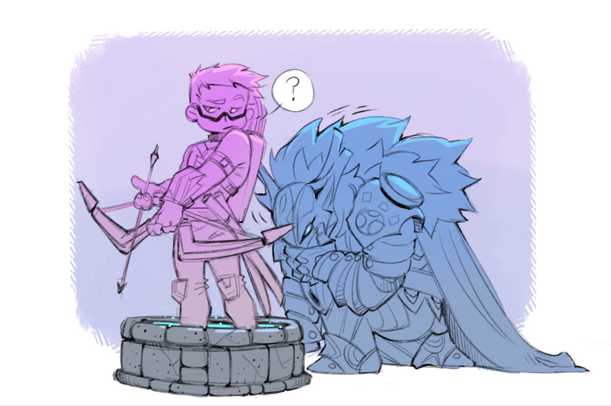 gimlisfataxe's tweet image. i love that thor emote so much. 

#thunderhawk #thor #hawkeye #marvelrivals