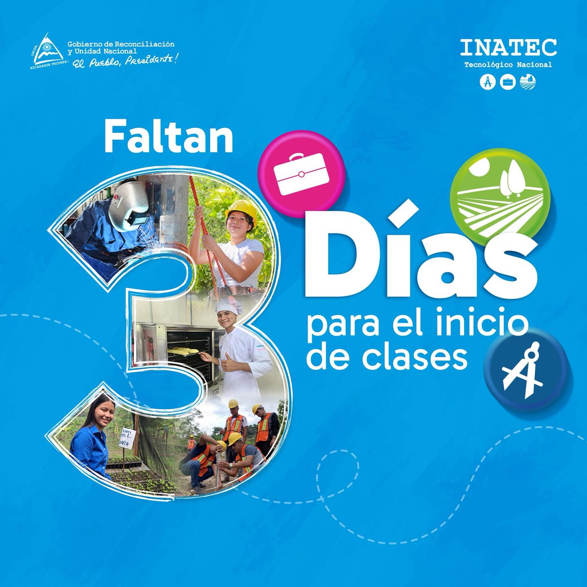 CentroHeroesy's tweet photo. 🌟⏰ En 3 días comenzarás a construir el sueño que tanto anhelás 📚
😎Formate, crecé y abrí nuevas oportunidades con Educación Técnica y Tecnológica 💼✨

📅 Inicio de clases:
✔️ Regular – 03 de febrero
✔️ Sabatino – 07 de febrero
✔️ Dominical – 08 de febrero https://t.co/H9v4DdIZNY