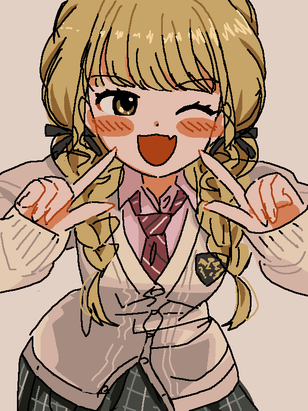 「」|⌒ ⌢のイラスト