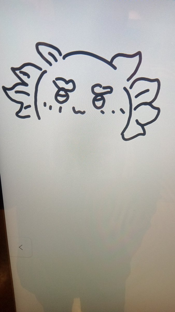 Robin_Femxican's tweet photo. Un dibujo de shisa que hice en un Refrigerador inteligente 😽 #chiikawa https://t.co/iIpLvxFoCJ