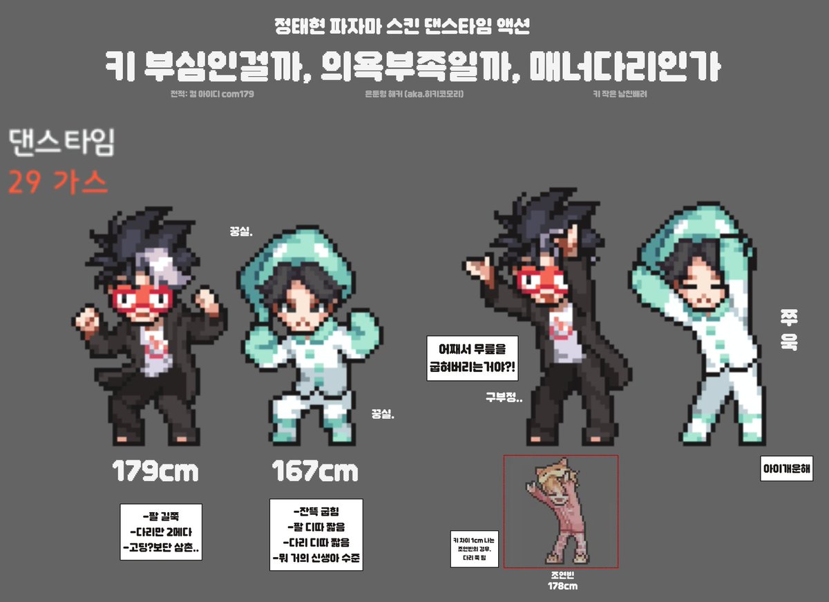 Nuj_T0's tweet photo. 이번 페어스킨 키 차이 비교해보다가 웃음을 참을 수가 없어서 https://t.co/c3iV5LIsHZ